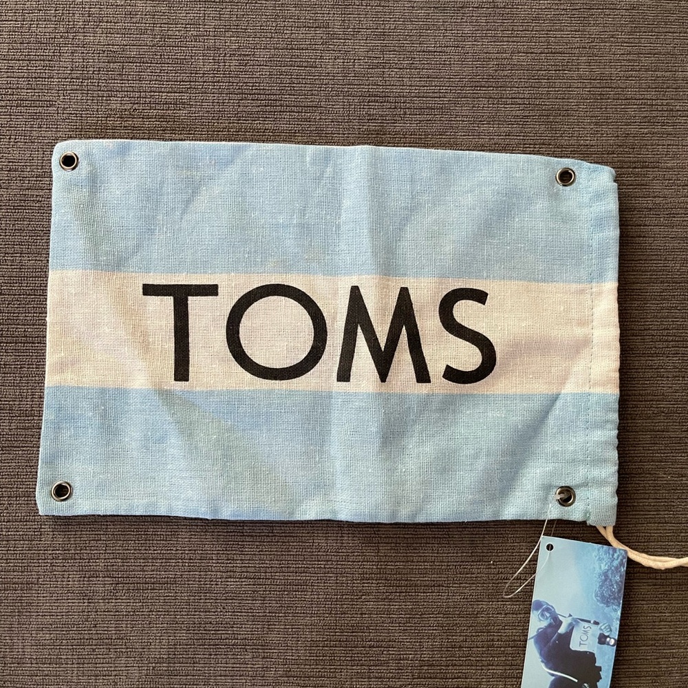 TOMS Kids Drawstring Dust Bag – New with Tags
